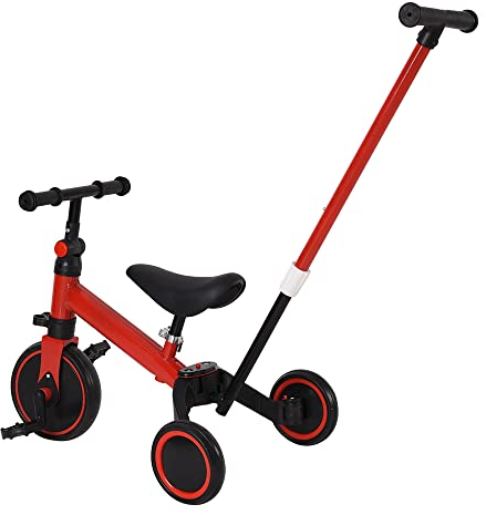 HUOLE Laufrad für Kinder, Fahrrad, Baby, ohne Pedale, 10 – 36 Monate, Reitspielzeug, Lauflernhilfe für Babys, Mini-Bike, Geschenk zum Geburtstag, Weihnachten, bis 25 kg, Diebstahlsicherung – Drei in