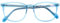 DOOViC Blaulichtfilter Lesebrille Damen 3.0 Rund Größe Gläser Blau Rahmen Computerbrille Lesehilfe mit Stärke