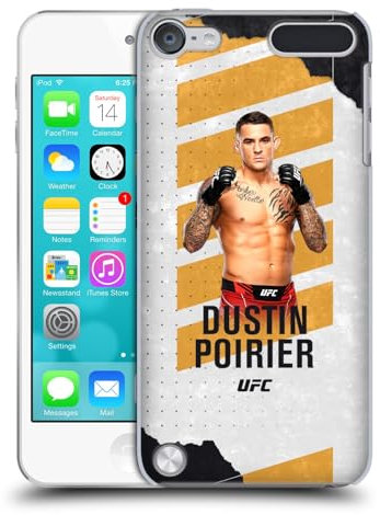 Head Case Designs Offizielle UFC Kampfkarte Dustin Poirier Harte Rueckseiten Handyhülle Hülle Huelle kompatibel mit Apple iPod Touch 5G 5th Gen