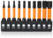 Sechskant Bit Set Lang 50mm Hex Schlagschrauber Bit Sets 10 Stk Magnetische Sechskant Schraubendreher Bits H1,5 H2 H2,5 H3 H3,5 H4 H5 H6 H7 H8