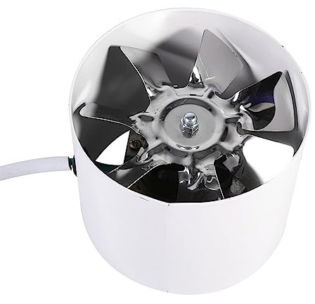 Fan Duct Vent Fan Inline Duct Fan Exhaust Ventilation Home Indoor Air Vent Cooling Steel Blade 20W