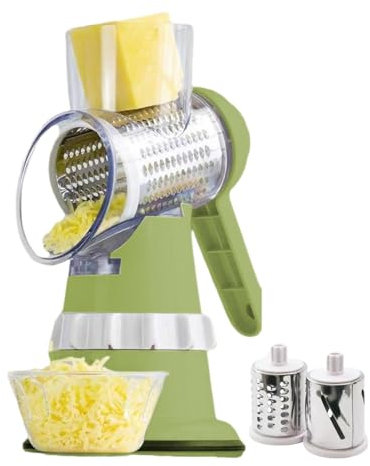 Wuyooprt Râpe rotative, robot culinaire à manivelle - Trancheuse de cuisine manuelle pour légumes | Trancheuse de cuisine, outil de cuisine pour poire, tomates, pommes de terre, carottes,