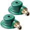 Rasensprenger, 2 Stück Rasensprinkler aus Metall, Gartensprenger Rasen Bewässerungssystem, 360 Grad Kreisregner, Rasensprenger Kleine bis Mittlere Fläche, Bewässerungsanlagen für Rasen