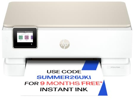 HP Envy Photo 7234 All in One Photo Printer | Wireless | Print, Scan & Copy | 6 months free Instant Ink | Dedicated Photo tray | Touchscreen | 2-sided photo printing | Self-healing dual band Wi-Fi