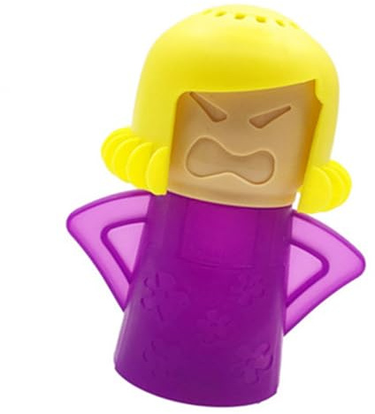 Angry Mom Mikrowellen-Reiniger, Dampfreiniger mit Essig und Wasser, Cartoon Cool Fridge Odor Remover für Zuhause, Küche und Büro