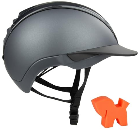 RL24 - Casco Reithelm Duell Prime inkl. Putzschwamm – Damen & Herren Reitkappe – Perfekter Sitz – Helm zum Reiten – gut belüftet – Reiterhelm in vielen Farben & Größen