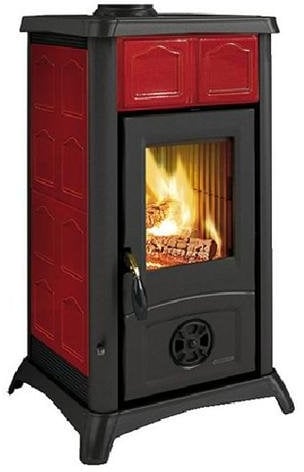 LA NORDICA Holzofen Gemma Elegance Wärme Nennleistung 6 KW Farbe Bordeaux