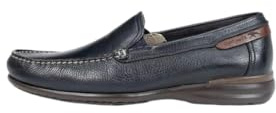 Fluchos Herren Orion Mokassin, Marineblau, 45 EU