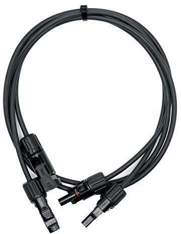 WATTSTUNDE VSS 6.2 Solarmodul zu Solarmodul Verlängerungskabel Paarweise zum Reihen oder Parallelschalten von Solarmodulen (2m, 6mm²)