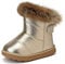 KVbaby Bambine e Ragazze Carino Stivali da Neve Morbide Fodera Calda Stivali Scarpe di Cotone Piatto Pelliccia Stivali 27 EU ( 28 CN)