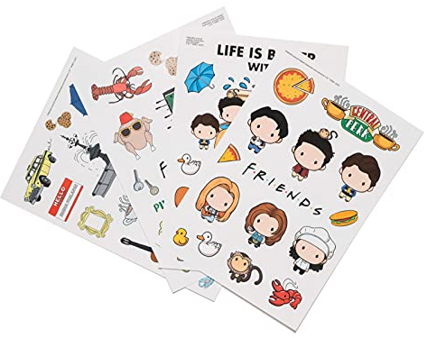 Grupo Erik Friends Stickers Gadget Decals - Waterproof & Removable Stickers - Laptop Stickers - Cute Stickers - Stickers For Children - Stickers For Adults