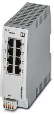 PHOENIX CONTACT FL SWITCH 2008 Managed Switch 2000, 8 RJ45-Ports 10/100 MBit/s, Schutzart: IP20, PROFINET Conformance-Class A