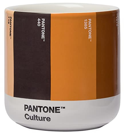 Pantone doppelwandiger Porzellan-Thermobecher Cortado, ohne Henkel, 190ml, in Geschenkbox, 4er-Set, Culture, 18842