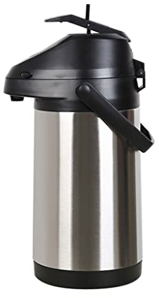 ZOGBX Frasco De Vacío De Acero Inoxidable De Gran Capacidad,Termo Portátil para El Hogar/Exterior,Botella De Agua De Doble Pared con Aislamiento Al Vacío,Mantener Caliente 24 H (Negro)
