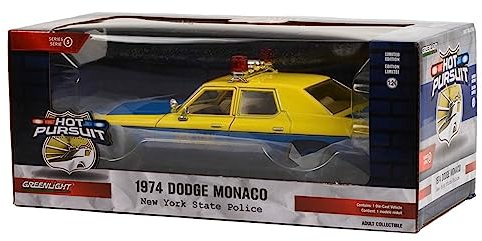 Greenlight Collectibles 85551 Hot Pursuit - Dodge Monaco 1974 - New York State Police Maßstab 1:24