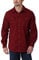 Wrangler Authentics Men's Long Sleeve Classic Woven Shirt Button, Cabernet, Medium