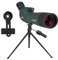 Svbony SV28PLUS Spektiv mit Stativ, 20-60x60mm BAK4 FMC Objektiv, Wasserdicht Beschlagfrei, Spektive mit Handy Telefonadapter, für Vogelbeobachtung, Zielschießen, Bogenschießen, Astronomie