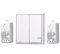 Meichoon Wireless Lights Switch Kit Outdoor Indoor Smart Remote Control No in-Wall Wiring Required for Ceiling Fans Lamps Easy to Install 1 Two-Way Switch + 2 Receiver