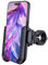 Support Telephone Moto, Support Porte Telephone Velo Rotation à 360° pour Guidon, Support Téléphone Moto Scoote Dégagement Rapide Compatible avec Téléphones 4,7-6,5 Pouces