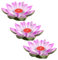 IMIKEYA 3st Betende Wunschlampe Weiße Seerose Schwimmende Kerzenlaterne Lotusblume Beleuchten Blumen Seerose Lichter Teelicht Hochzeit Romantisch Violett Lampe