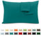 2er Set Kissenbezug 100% Baumwolle 50x80 cm 2 PCS, Superweicher Premium Jersey Kopfkissenbezug, Kissenhülle Türkis