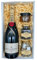 Coffret blanc : Champagne Moët et Chandon - Miel agrumes - Calissons - Amandes au chocolat