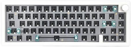 Gmk67 Keyboard Kit - RBG Mechanical Keyboard Kit | Wireless Customizable Keyboard | Mechanical Keyboard Frame | Keyboard Frame | Backlit Custom Keyboard Kit, 67 Keys Game Keyboard With Multimedia Knob