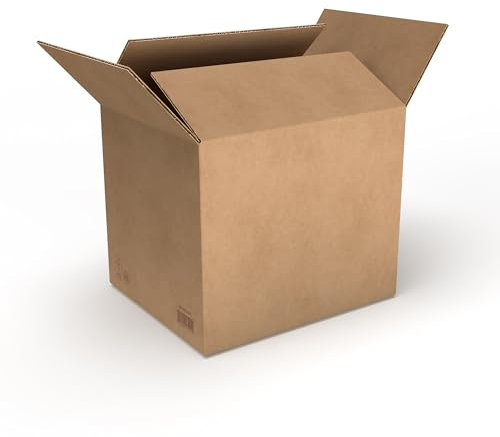 RaKuPack Versandkarton 25 Stück Faltkarton 250x200x200mm Innenmaß (25x20x20cm) Verpackungskarton Warensendung Karton braun Faltschachtel Pappkarton Paket Versandschachtel Kartonage verschiedene Größen