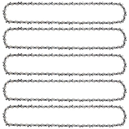 Yweller Rotatech, catene per motosega da 40 cm, adatte per motosega elettrica Bosch AKE40, AKE40S, AKE40-17S, AKE40-18S, AKE40-19S Oregon 91PX057 3/8 passo LP, calibro 1,1 mm, 57DL Confezione da 5