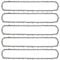Yweller Rotatech, catene per motosega da 40 cm, adatte per motosega elettrica Bosch AKE40, AKE40S, AKE40-17S, AKE40-18S, AKE40-19S Oregon 91PX057 3/8 passo LP, calibro 1,1 mm, 57DL Confezione da 5