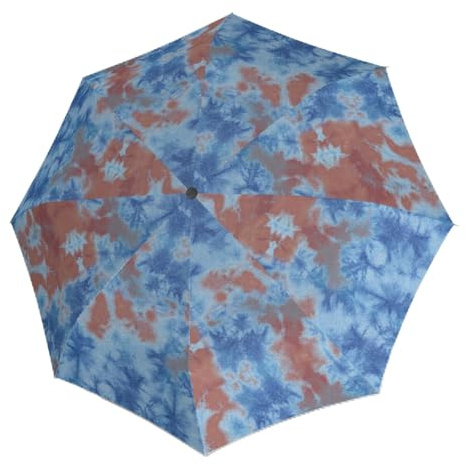 Knirps Regenschirm T.200 Medium Duomatic Newbatik Sea mehrfarbig