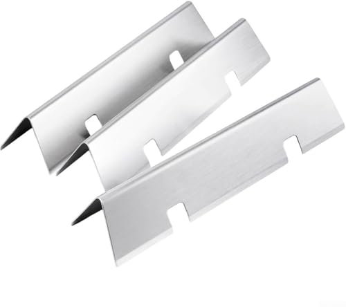 Zeroupshop Placas deflectoras de calor de acero inoxidable cubierta de quemador piezas de repuesto para Weber para Spirit serie 200 parrilla de gas E210 E220 S210 S220 difusor de llama