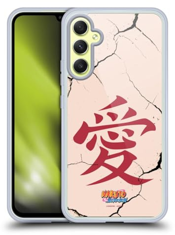 Head Case Designs Offizielle Naruto Shippuden Gaara-Tattoo Ikonisch Gel Handyhülle Hülle [Militärischer Schutzgrad] Kompatibel mit Samsung Galaxy A34 5G