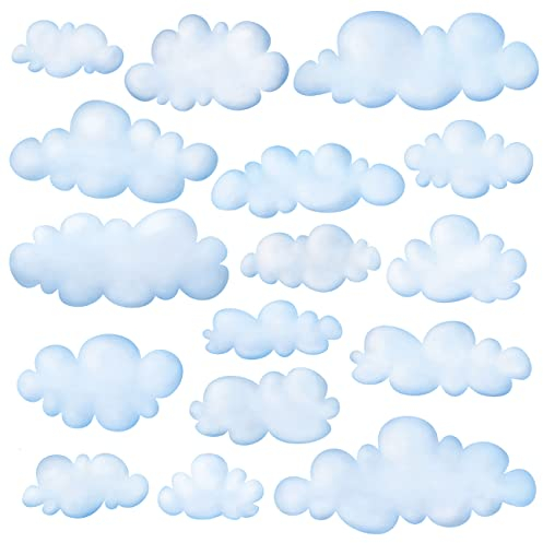 DECOWALL DS9-1702 Wolken im Himmel Wandtattoo Wohnzimmer Schlafzimmer