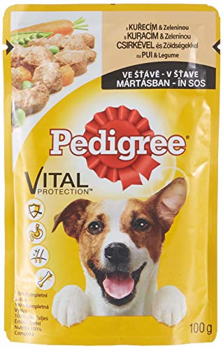 Pedigree Adult Pouch Chicken & Vegetable In Sauce - 100g