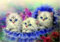 YEESAM ART DIY 5D Diamant Malerei Diamond Painting Kits Katze Kätzchen Strass Perlen Gemälde zum Selbstgestalten Malen nach Zahlen Kreuzstich-Stickerei