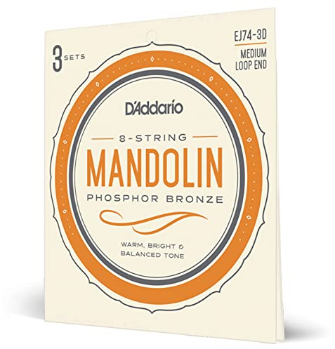 Corde per ukulele tenore D'Addario, Fluorocarbonio, EJ99TLG, Low-G, set di 4 corde, confezione da 1