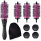 Hivexagon Bürsten Set Mit Abnehmbaren Rollen Rundes Styling Werkzeug, 4 Rollen 1 Griff, BT065