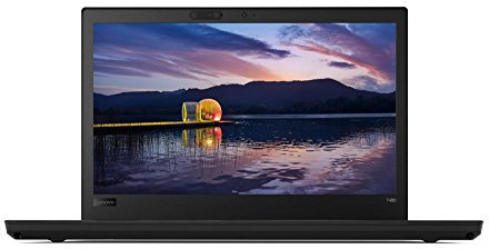 Lenovo ThinkPad T480 14in Full HD Laptop Intel Core i5-8250U Processor, 8GB RAM, 256GB SSD, Windows 10 Pro - Black