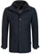 Indicode Herren Brittany Kurzmantel mit Stehkragen | Herrenmantel Wollmantel Mantel Männer Navy, M