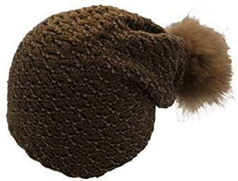 Capo Strickmütze mit Bommel Longbeanie