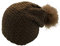 Capo Strickmütze mit Bommel Longbeanie