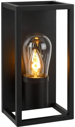 Lucide CARLYN - Wandleuchte Badezimmer - 1xE14 - IP54 - Schwarz