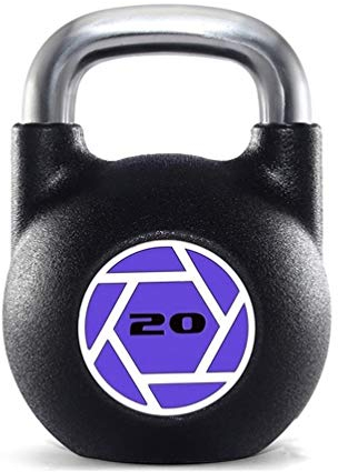 Kettlebells AGYH Cast Iron, 8kg/10kg/12kg/14kg/16kg/18kg/20kg/24kg, Squat Weightlifting Crunches Equipment, Home-gym Dumbbell Barbell (Size : 20kg/44lb)