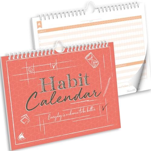 Clever Fox Calendario de hábitos – Rastreador de hábitos inspiradores para hábitos atómicos – Colorido diario planificador de hábitos y objetivos para aumentar la productividad y convertirse en tu