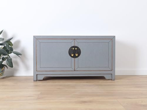 Yajutang chinesische Kommode Sideboard Orientalisch/Asiatisch grau