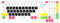 WYGCH Silicone Keyboard Cover for ASUS TUF FX505 FX505GT FX505DT FX705 FX705DY, ROG Strix GL503 GL504 GL703 GL704 GL704GM GL704GV GL704GW Gaming Laptop USA Version(Candy Black)