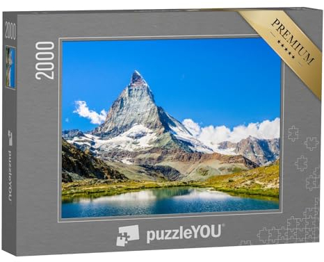puzzleYOU: Puzzle 2000 Teile „Matterhorn“ – aus der Puzzle-Kollektion Landschaft, Matterhorn, Berge & Täler