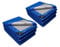 New Brackit Heavy Duty PE Blue Tarpaulin; Extra Large 5m x 8m / 16.4ft x 26.2ft; Thick Woven 140GSM Waterproof Double-Sided Fabric - Supreme Versatility for Covering, Protecting (2 Pack)