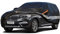 Holthly Bâche Voiture SUV Extérieur à 10 Couches, Housse Protection Voiture 100% Étanche Anti UV Soleil, Bâche pour 4x4 Audi Q5, BMW X3, Renault Koleos,VW Tiguan Allspace, etc. C11 Noir